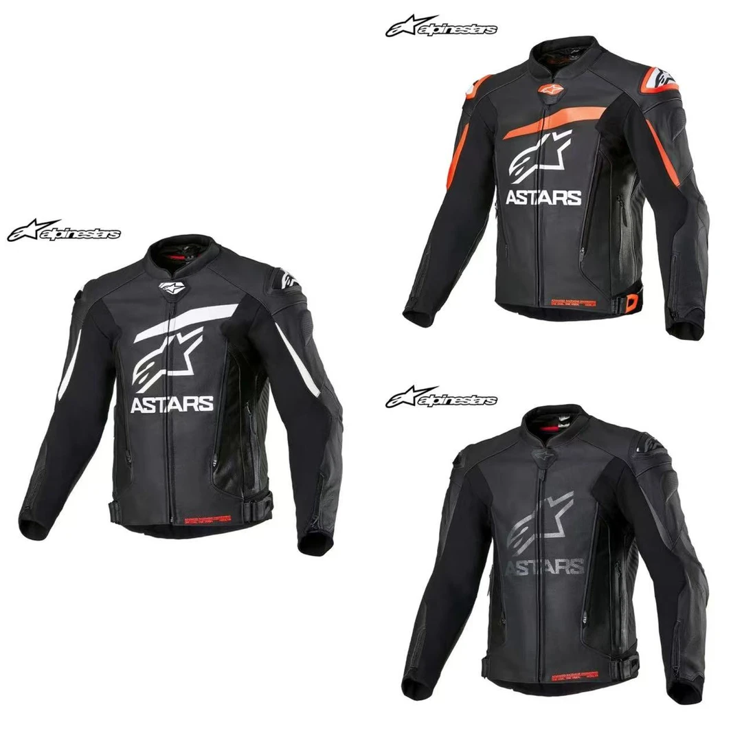 alpinestarsGP PLUS V4保暖牛皮机车服防摔摩托车服摩托车皮衣