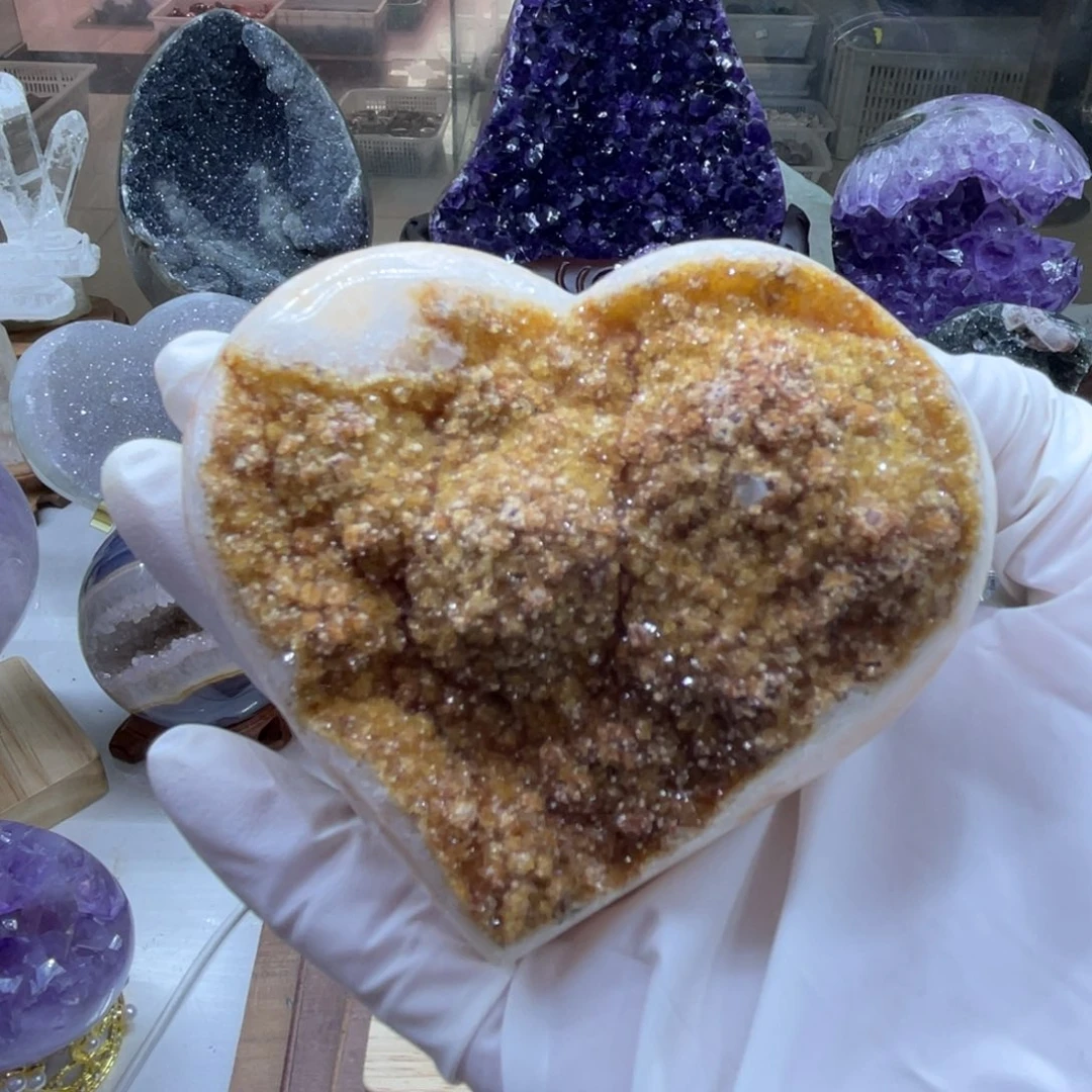 紫晶大型摆件（非配饰）银S925镶嵌