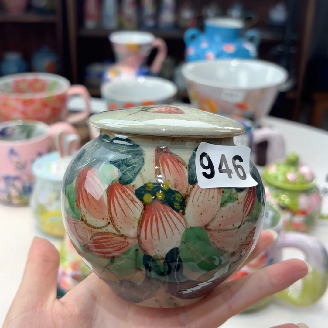 景德镇手绘高温釉下彩陶瓷茶具
