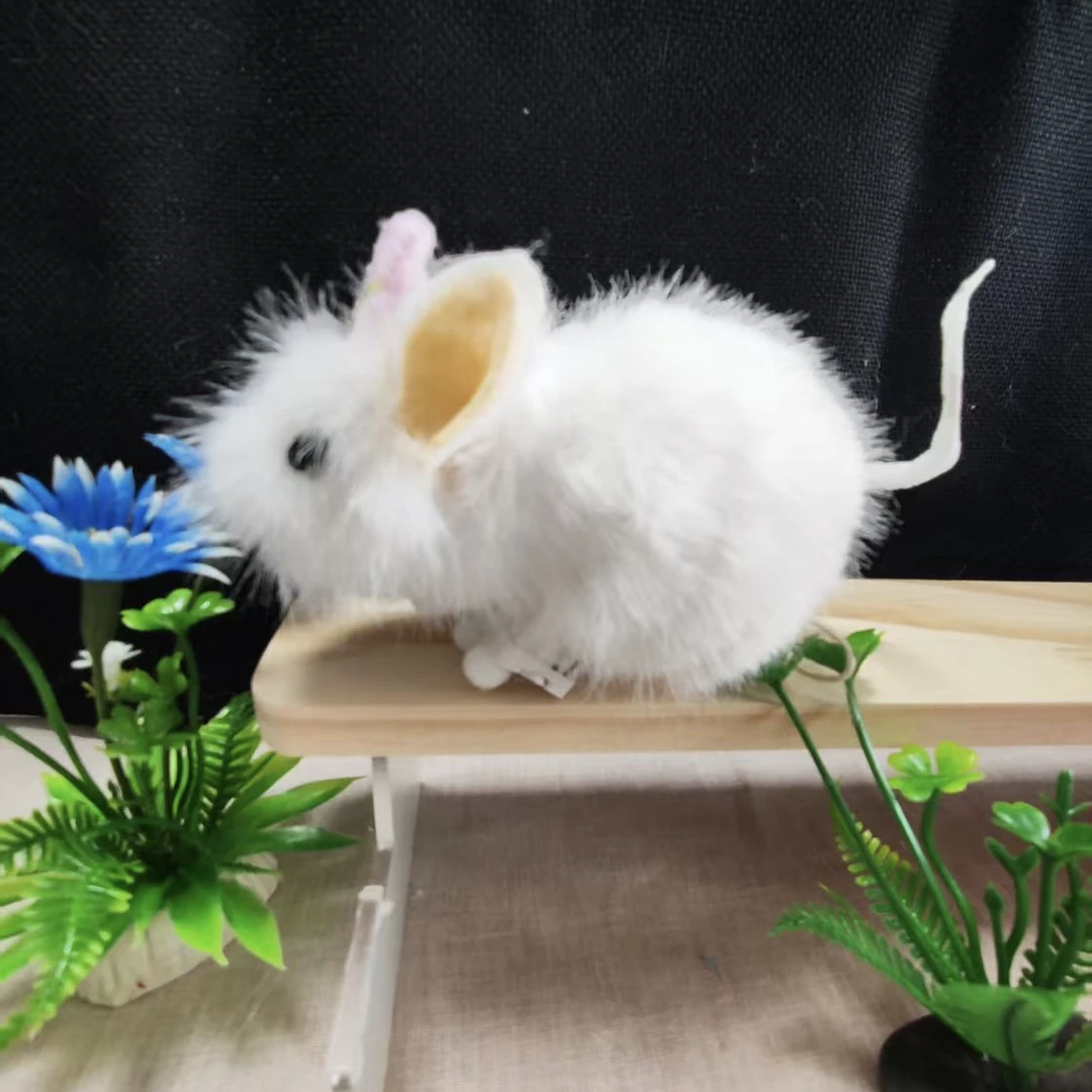 【铃子专属】发光小仓鼠材料包 毛绒小兔子可爱小兔子挂件儿童