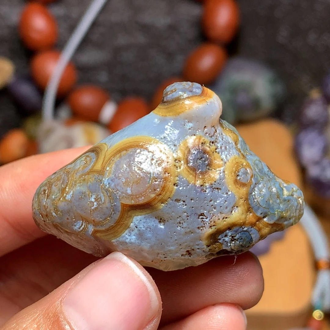 未镶嵌玛瑙/玉髓珠宝半成品