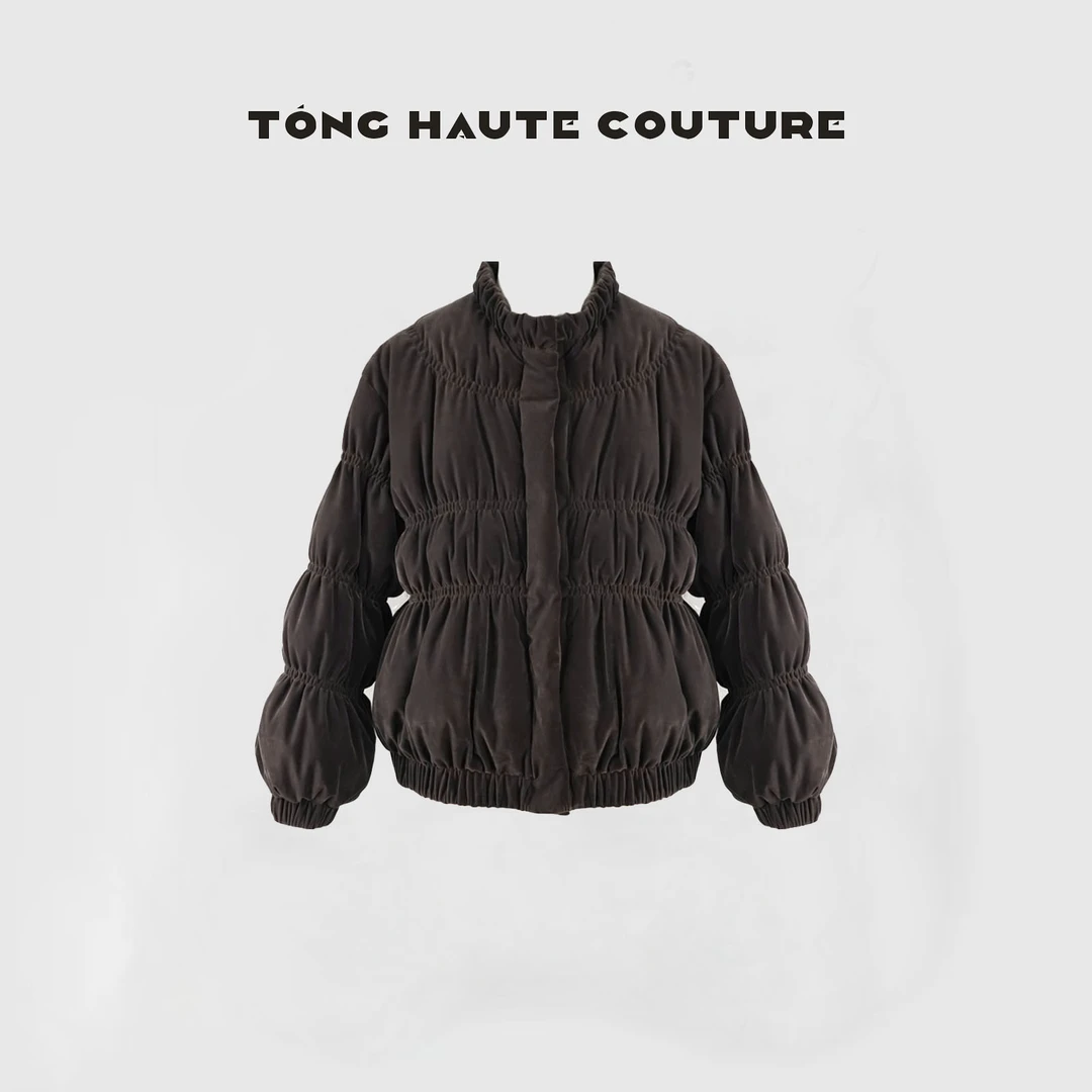 【暗夜】冬季新国标90白鸭绒丝绒乌木紫灰色羽绒服 YW489