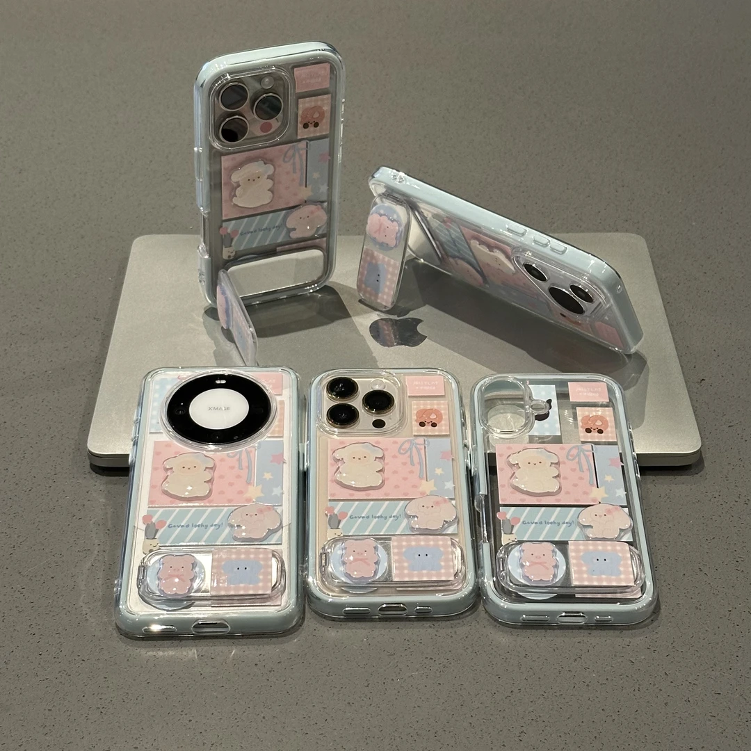 欧克里里大象邦尼兔贴片支架适用苹果16手机壳华为vivo小米15oppo