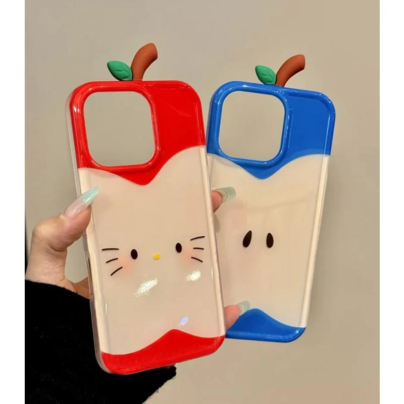 奥菲顿可爱苹果枝叶适用iPhone16大孔手机壳华为vivo小米15oppo套