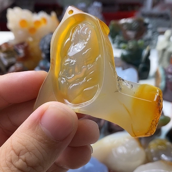 未镶嵌颈饰玛瑙/玉髓