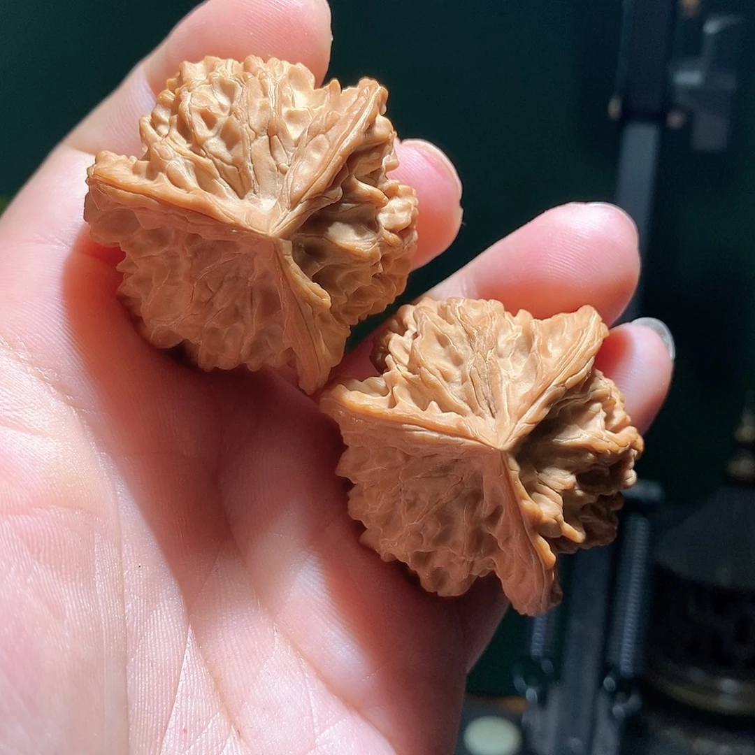 把件文玩核桃42盘山三棱全品