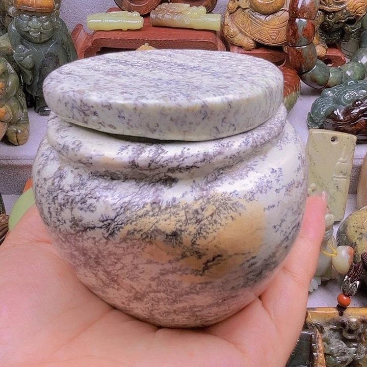 岫岩河磨玉（透闪石质玉）未镶嵌摆件扳****福