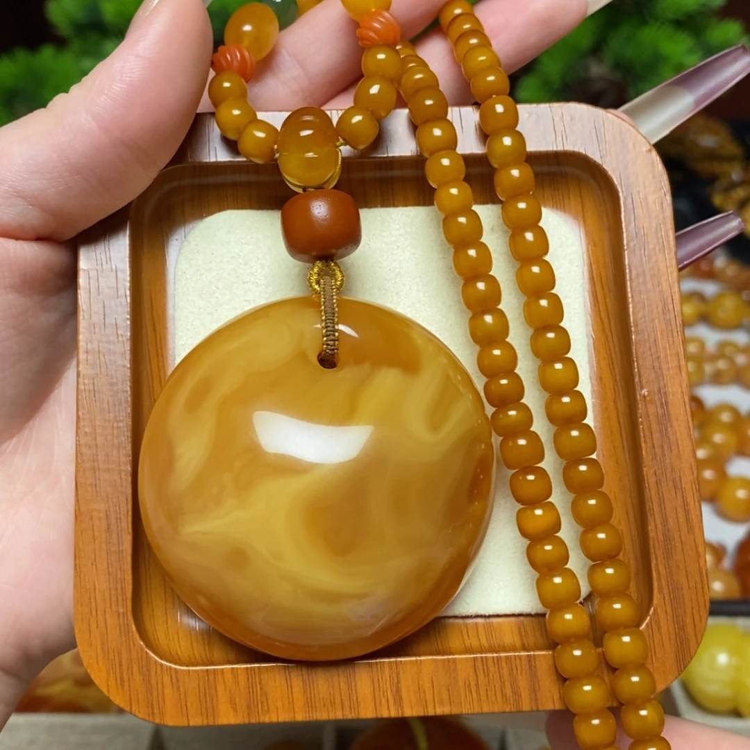 【闪购商品】未镶嵌颈饰蜜蜡项链