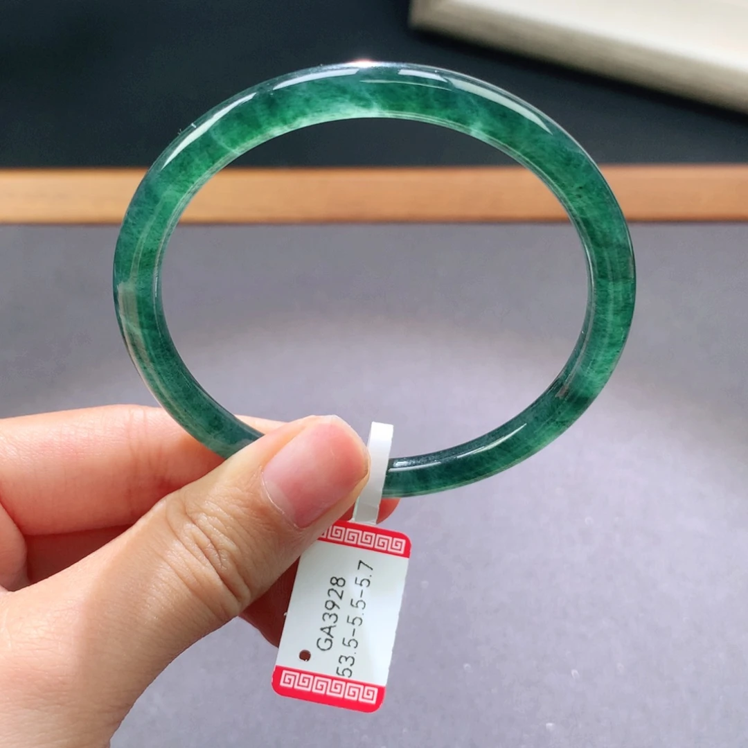 翡翠手镯未镶嵌天然翡翠手镯叮当镯