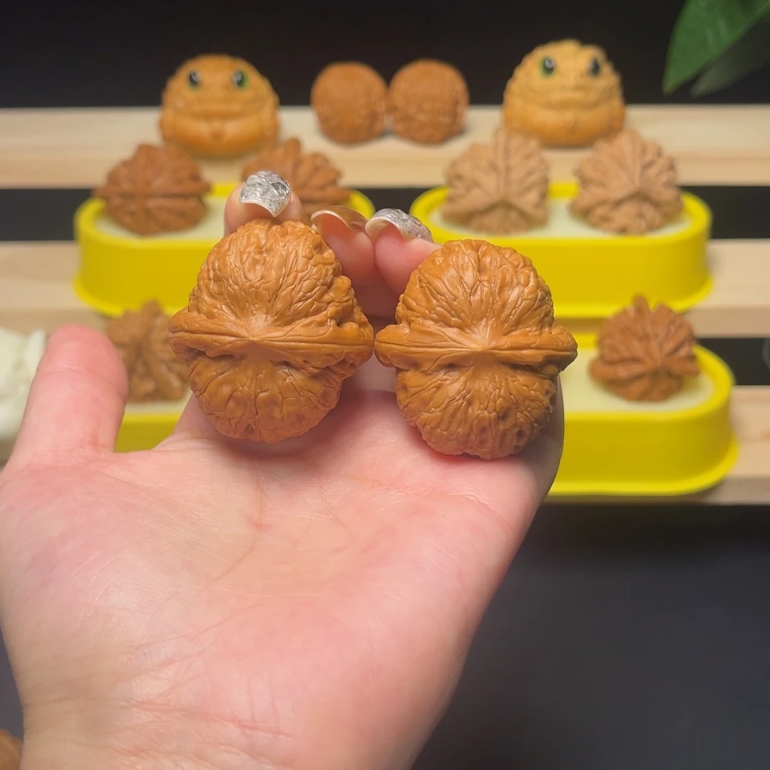 手****把件文玩核桃41微修元宝