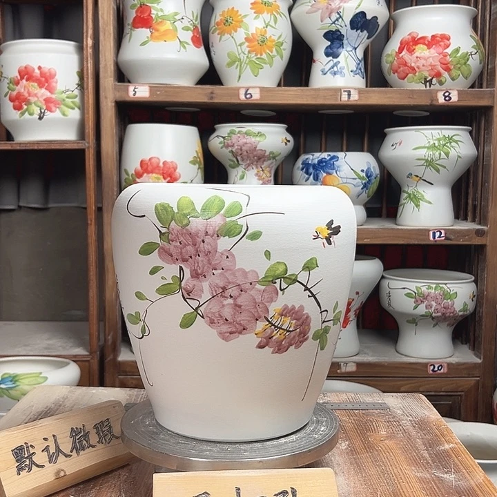 摆件苹果紫藤款陶瓷新款陶瓷