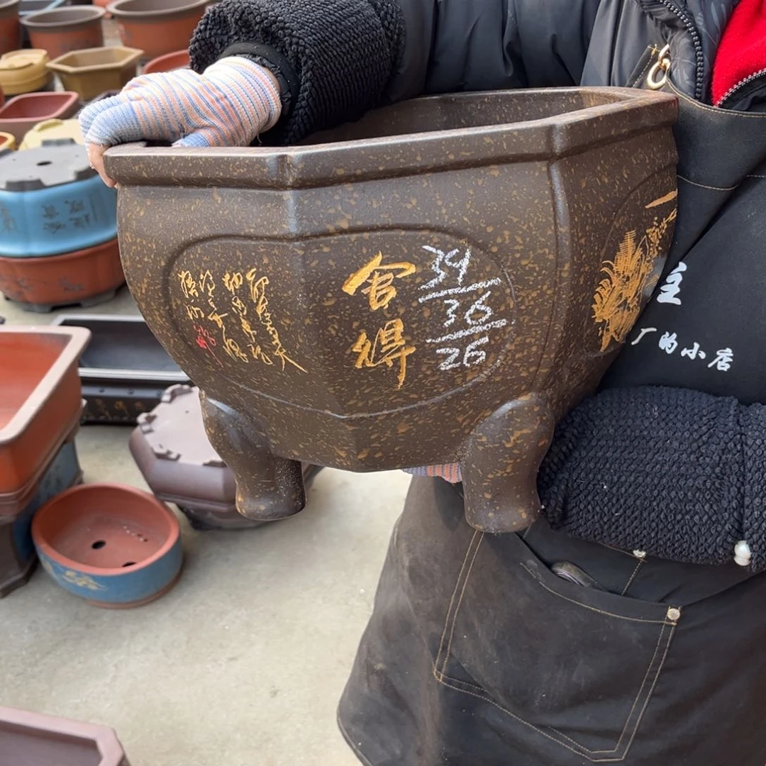 紫砂花盆盆景艺术