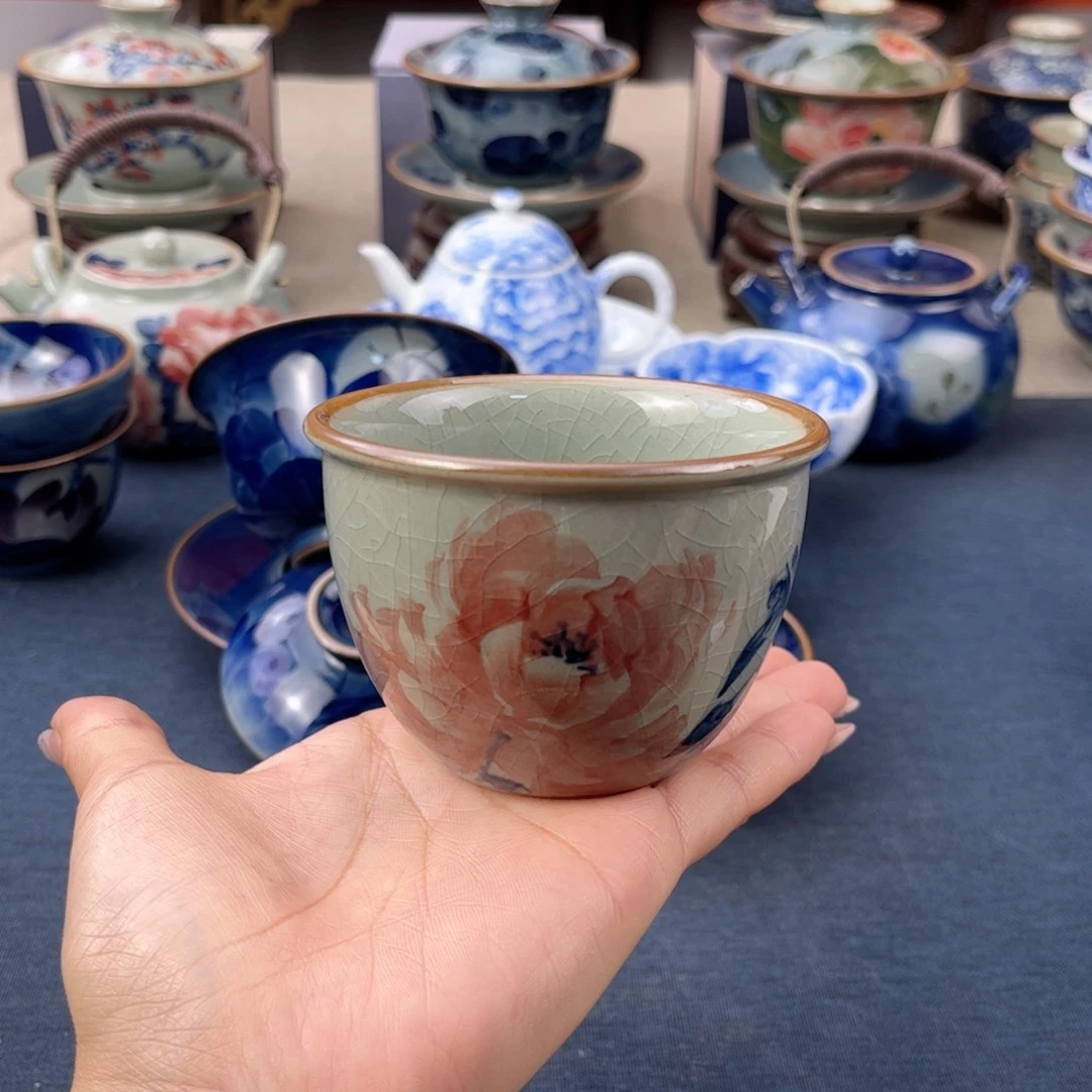 杯景德镇手绘手工茶具
