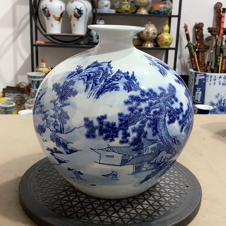 陶摆件博古架陶瓷摆件