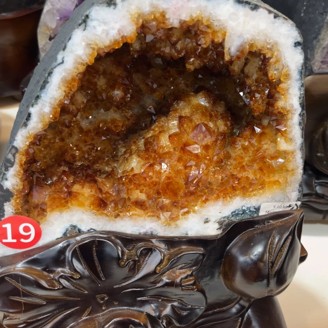 紫晶摆件未镶嵌水晶