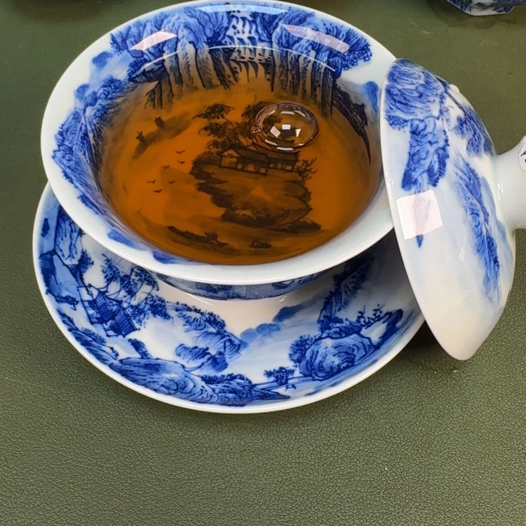 景德镇纯手绘茶具圆圆231