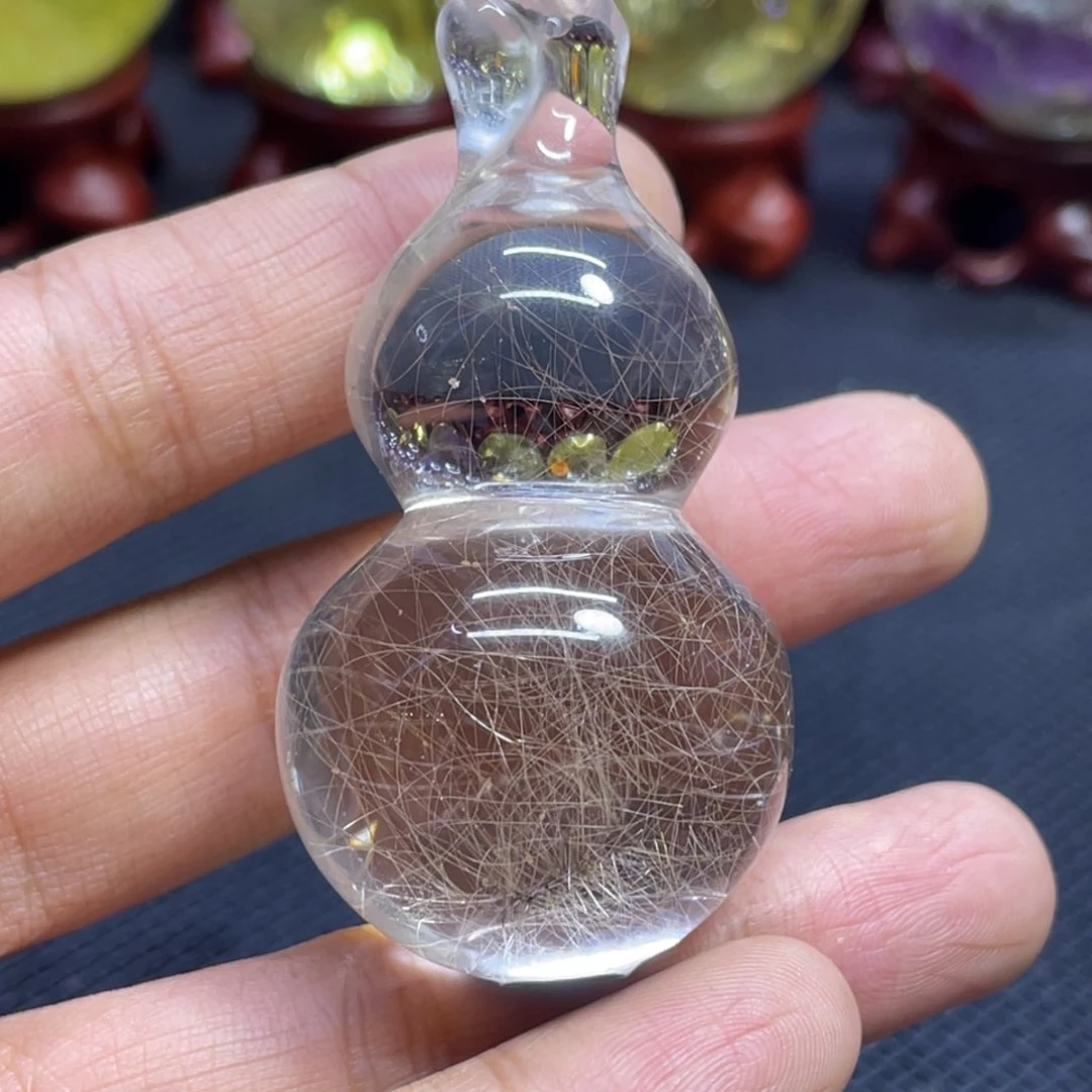 未镶嵌珠宝半成品水晶蓝1073