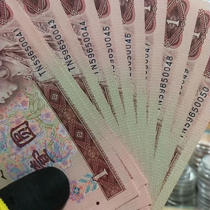 塑料第四套人民币901标十59650041