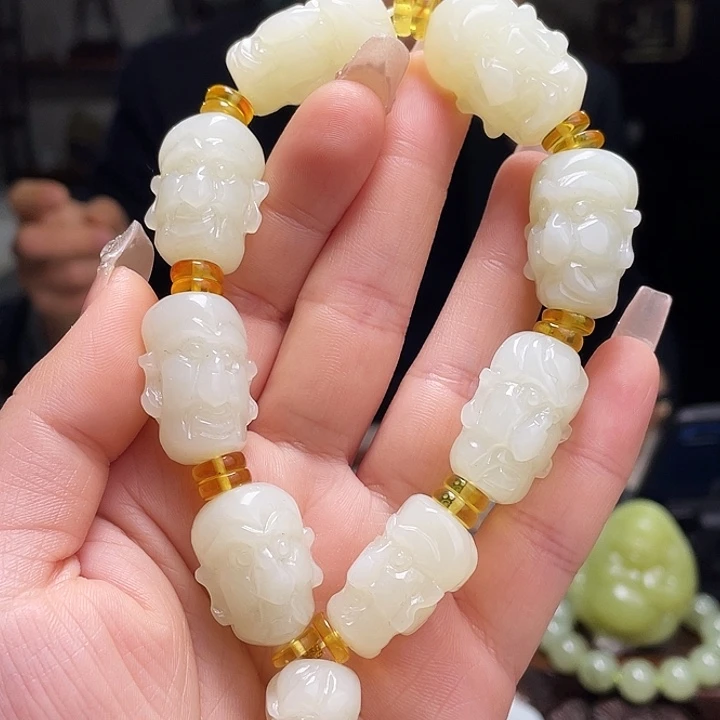 和田玉手链未镶嵌定制发货