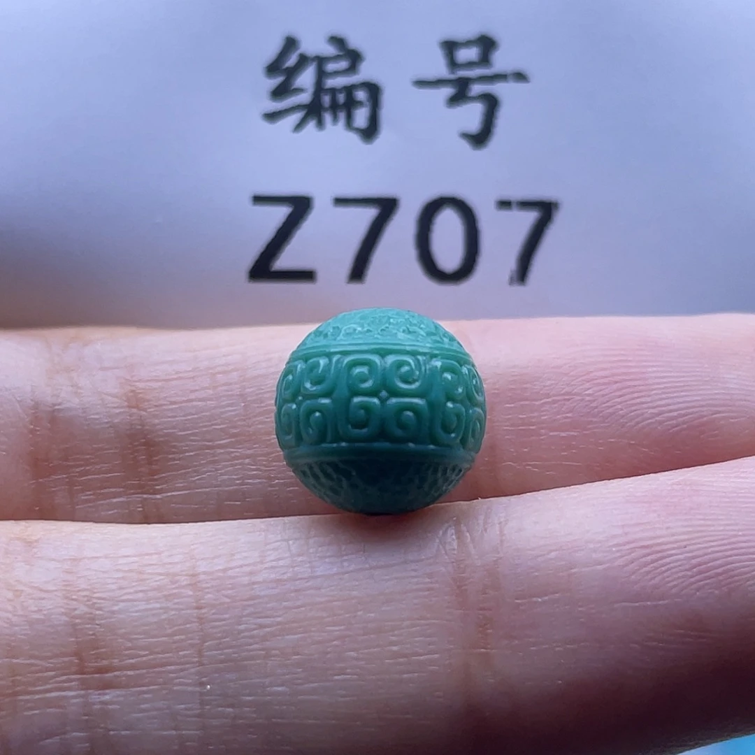 未镶嵌绿松石珠宝奇石10mm