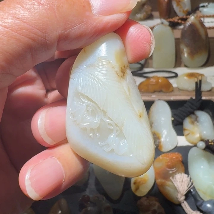 吊坠(不含链)未镶嵌和田玉