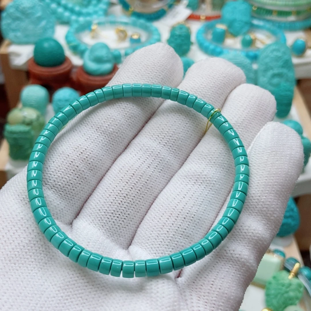绿松石未镶嵌手串4mm