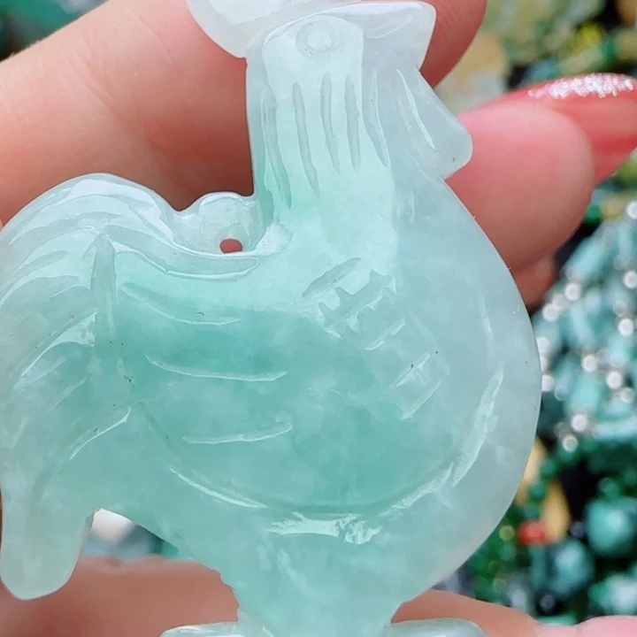 翡翠未镶嵌颈饰天然A货17