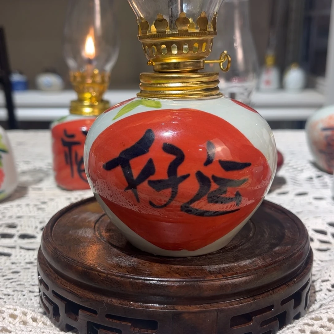 摆件景德镇陶瓷香薰灯