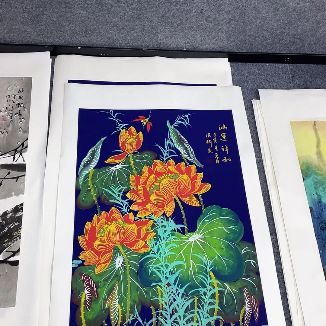 国画作品小姐姐放漏…