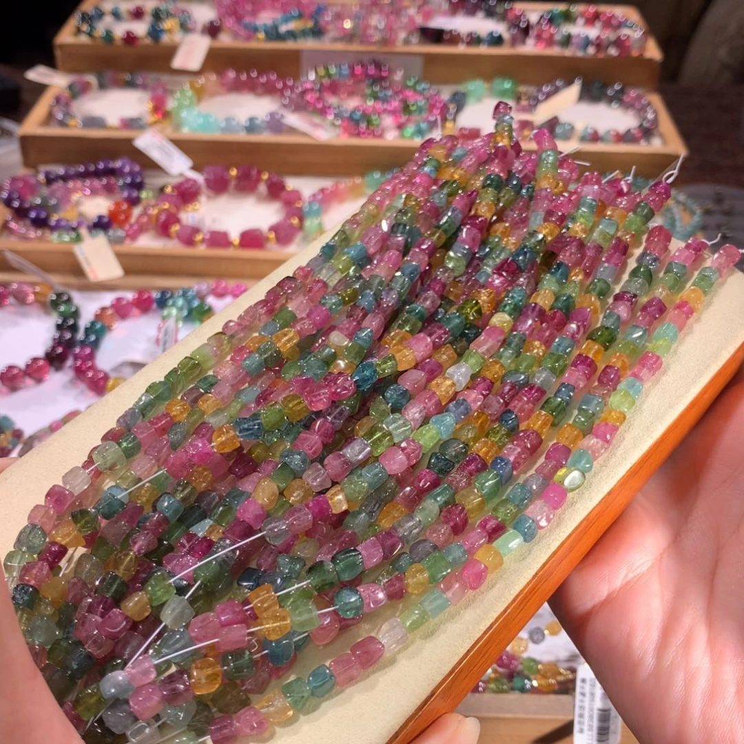 未镶嵌手串碧玺多样性发其一