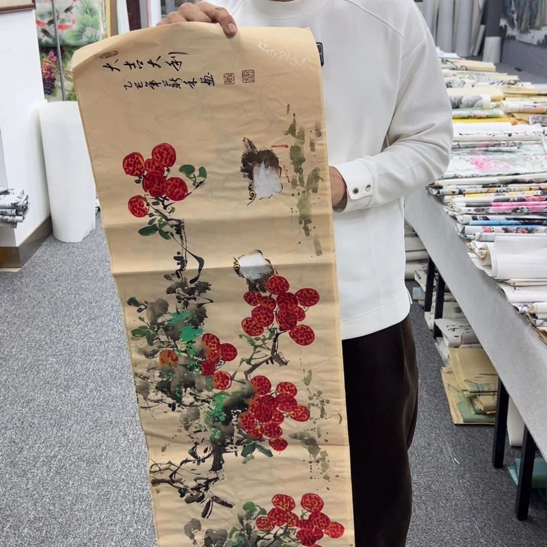 国画纯手绘字画宣纸
