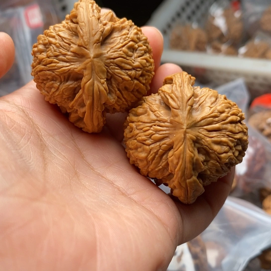 文玩核桃把件球疆43尺