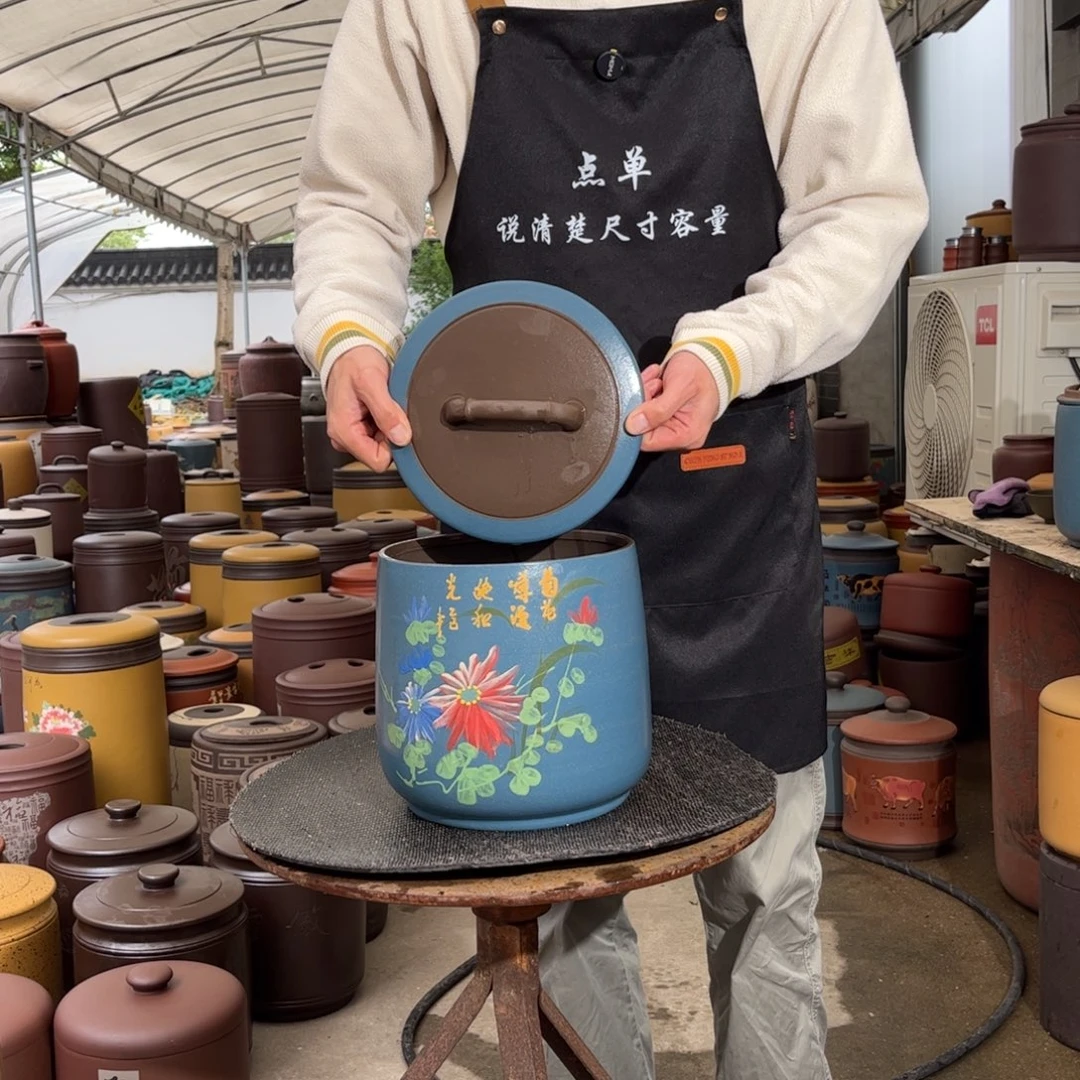 茶叶罐紫砂8 饼茶叶罐