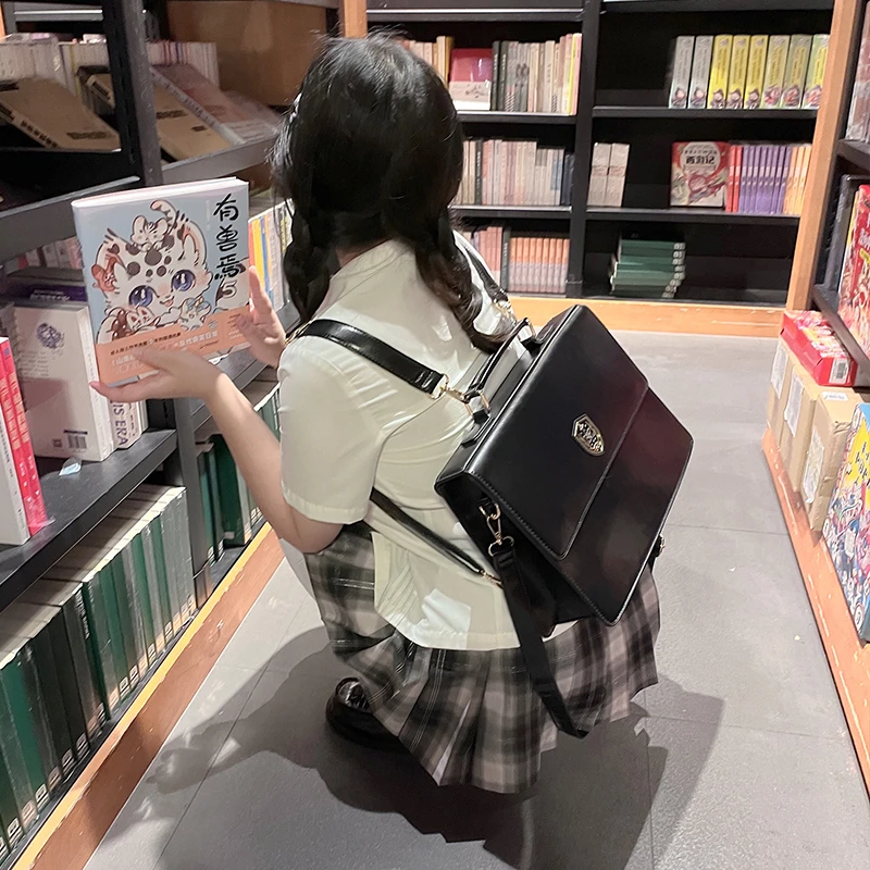 脑壳痛原创【春日奈良】日系jk制服包斜挎手提dk学院校供双肩包