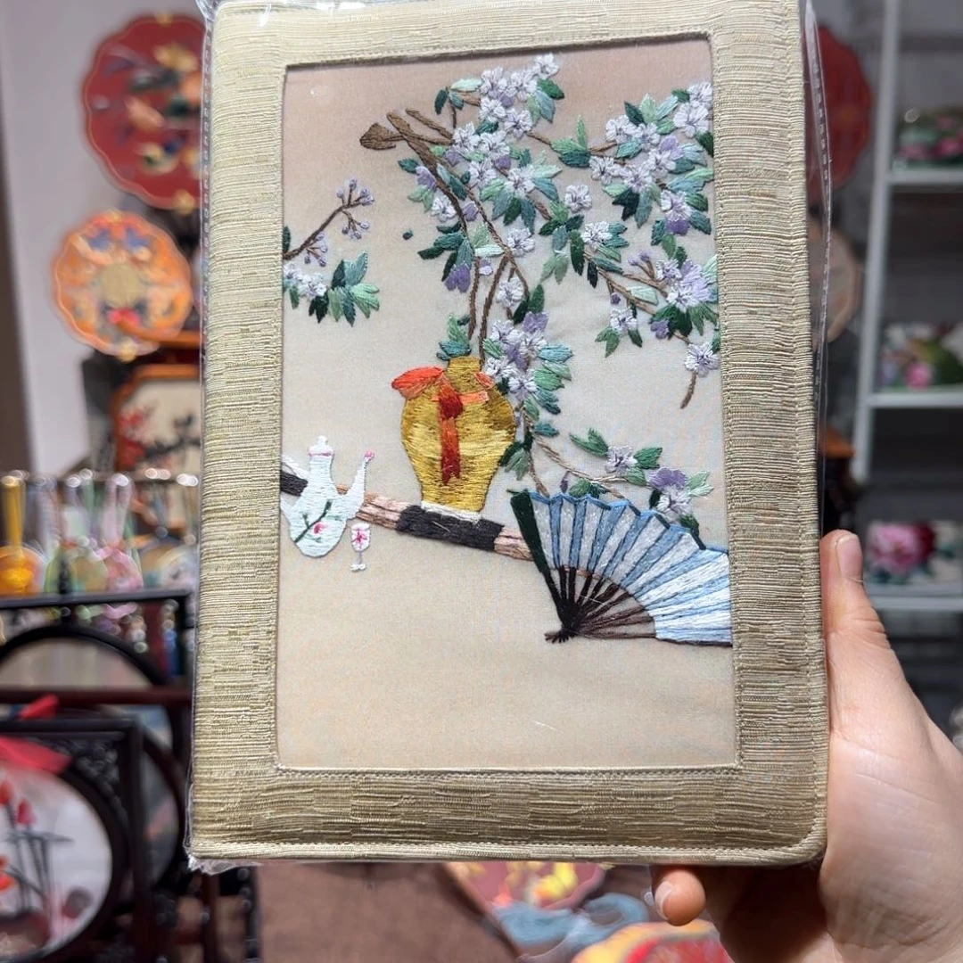 刺绣公**雪纯手工苏绣双面绣