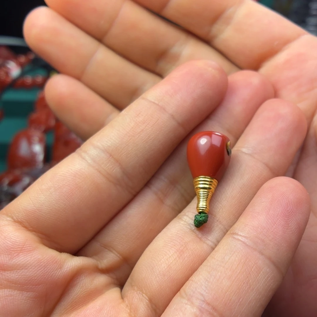 六***/未镶嵌三通南红玛瑙