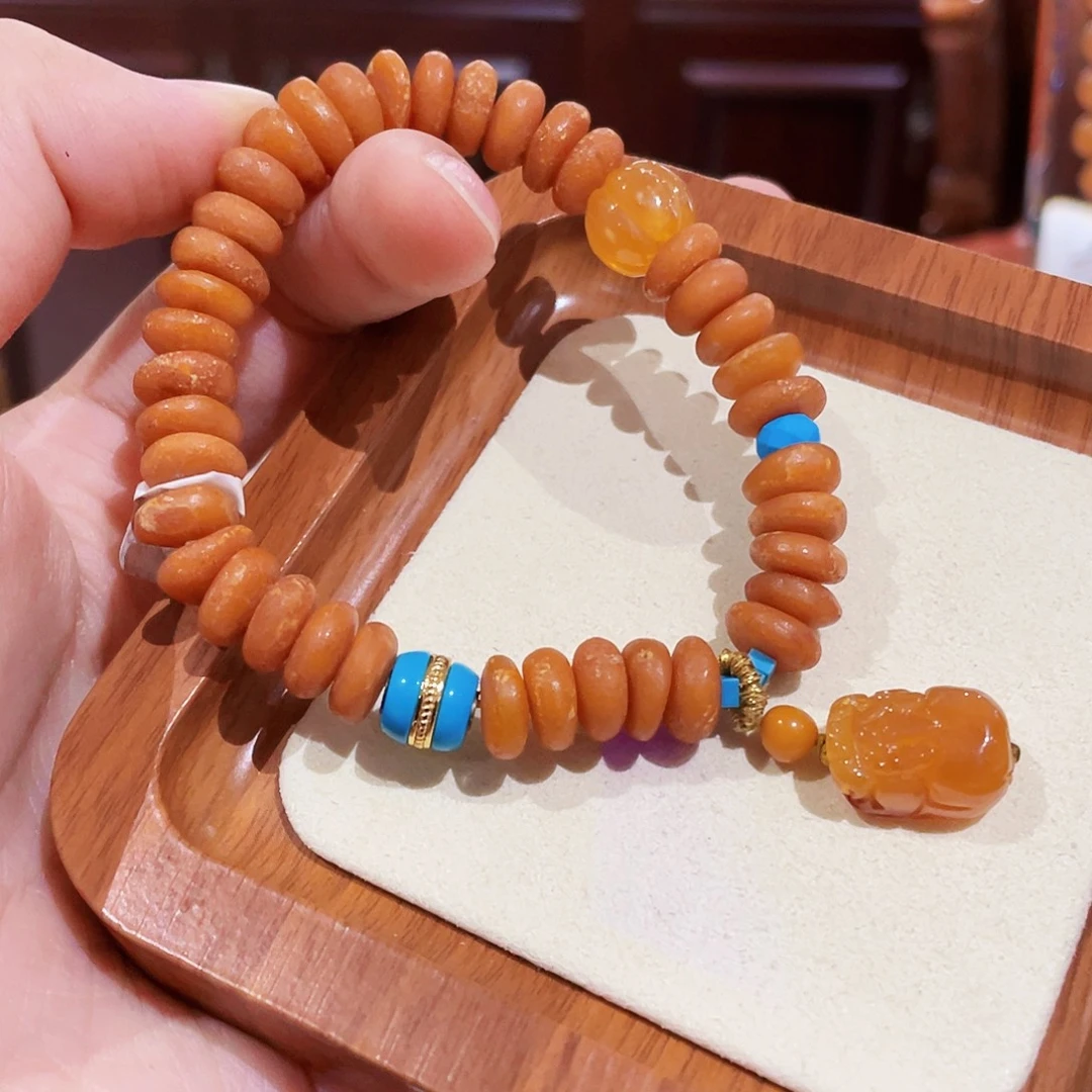 蜜蜡未镶嵌手串手串