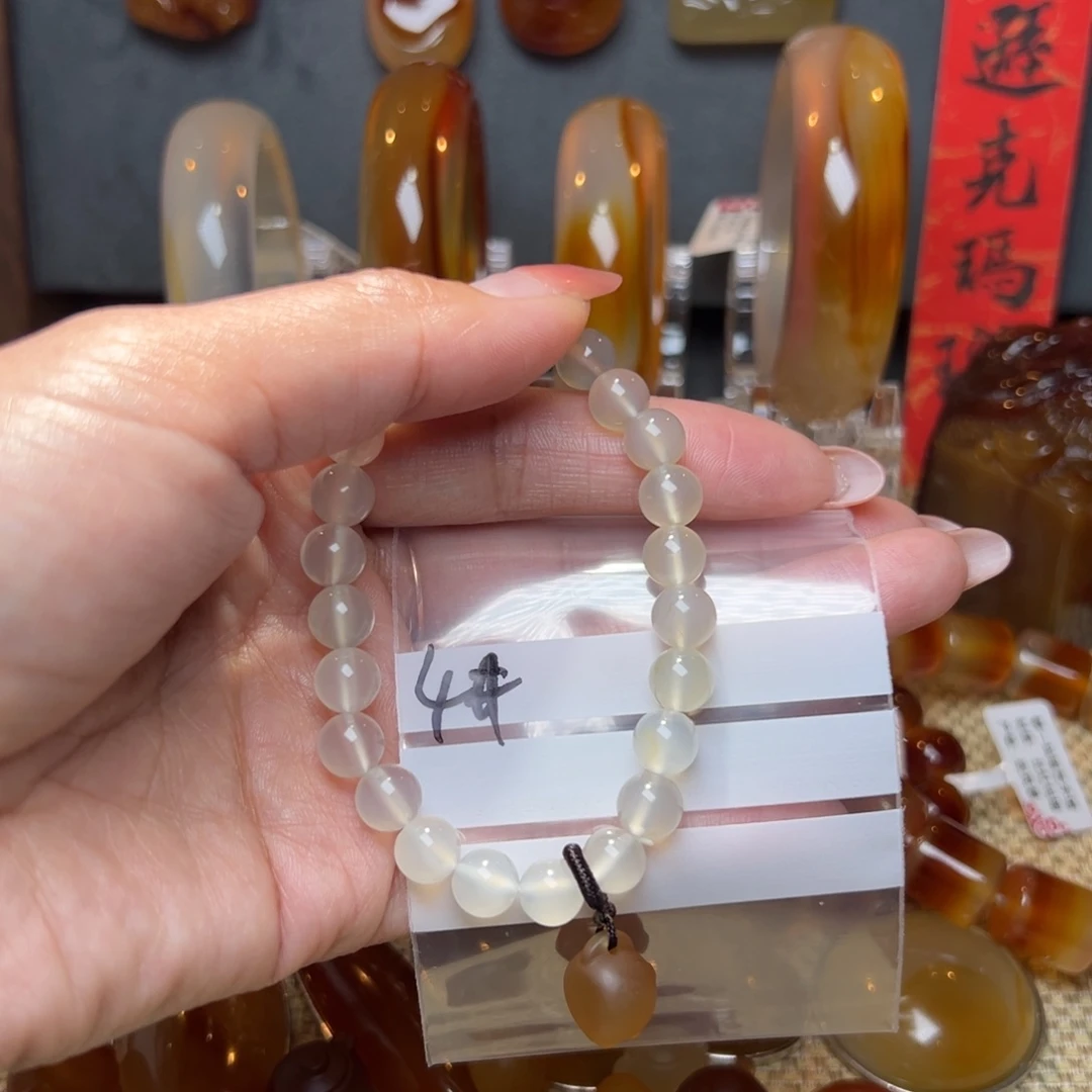 玛瑙/玉髓颈饰合金黑****爷4