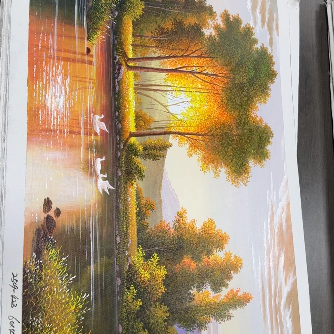 油画我是一只小小鸟地域文化