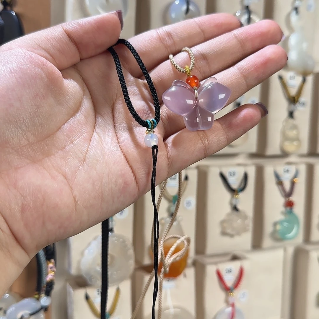 玛瑙/玉髓吊坠(赠链)未镶嵌云*