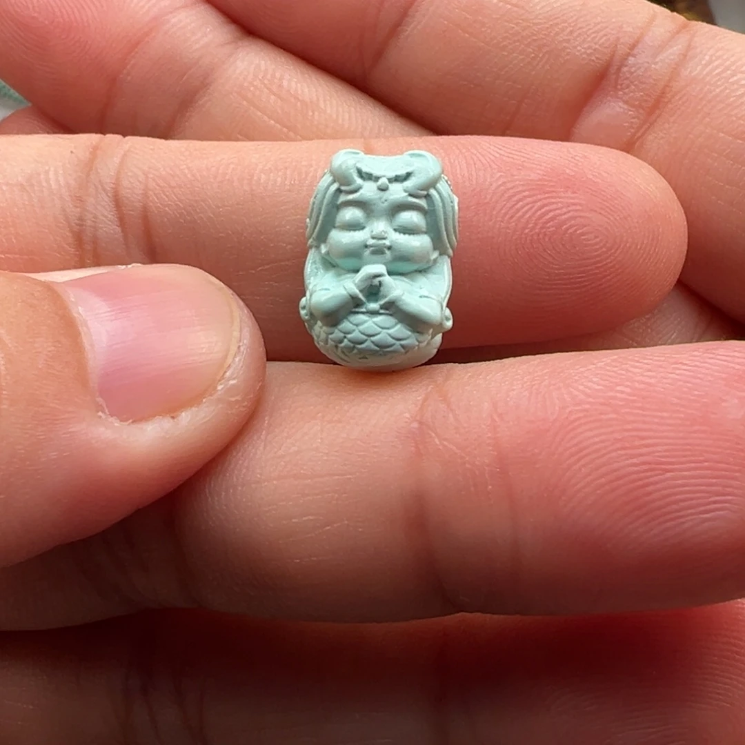 绿松石未镶嵌吊坠(不含链)