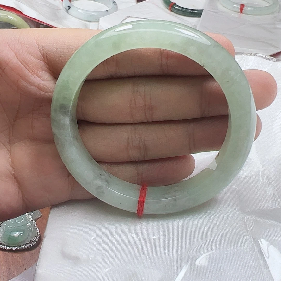 未镶嵌手镯翡翠55冰晴乌鸡