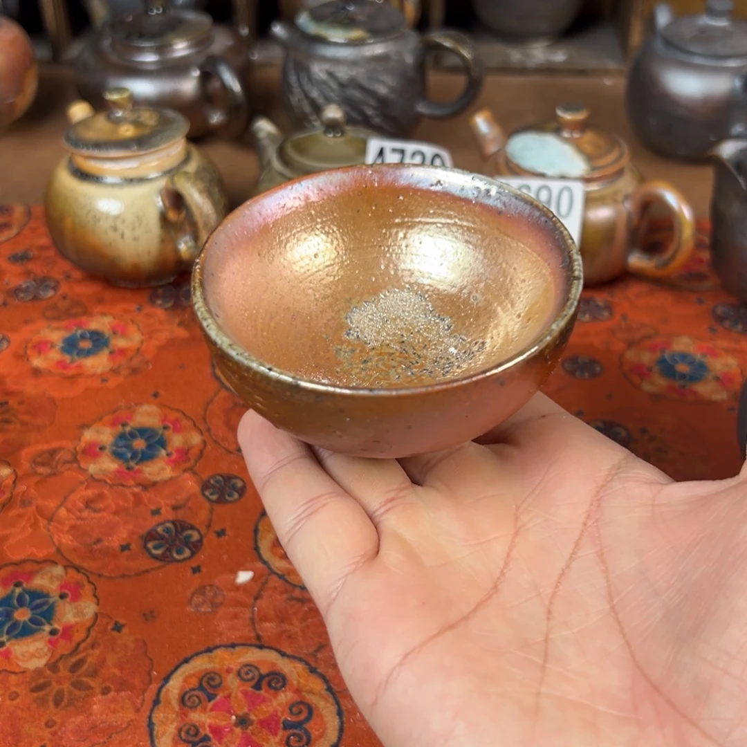 杯柴烧茶器主人杯