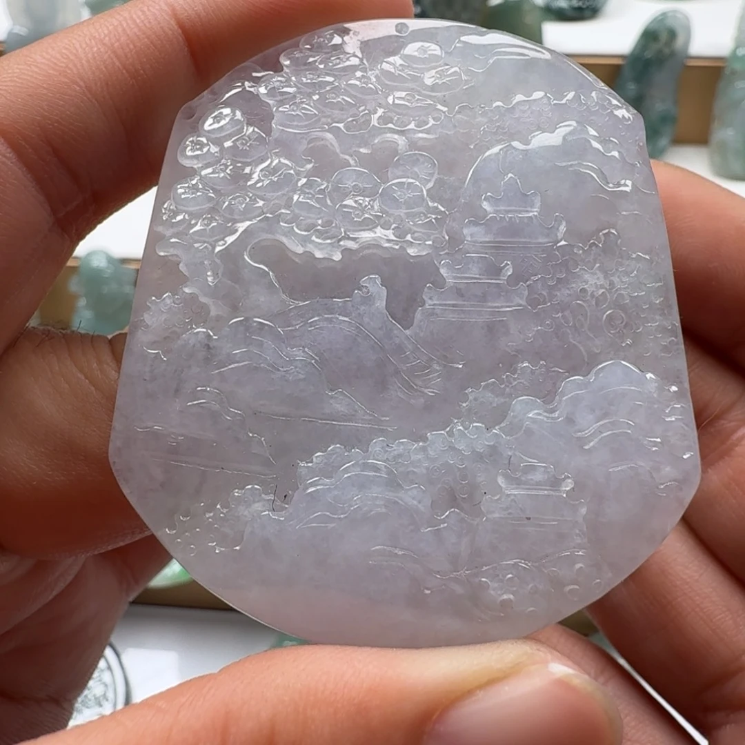 翡翠未镶嵌颈饰翡翠