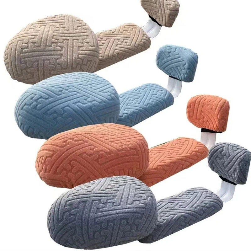 电动车坐垫套电瓶车提花绒防晒隔热防滑座套冬季通用电动车坐垫套