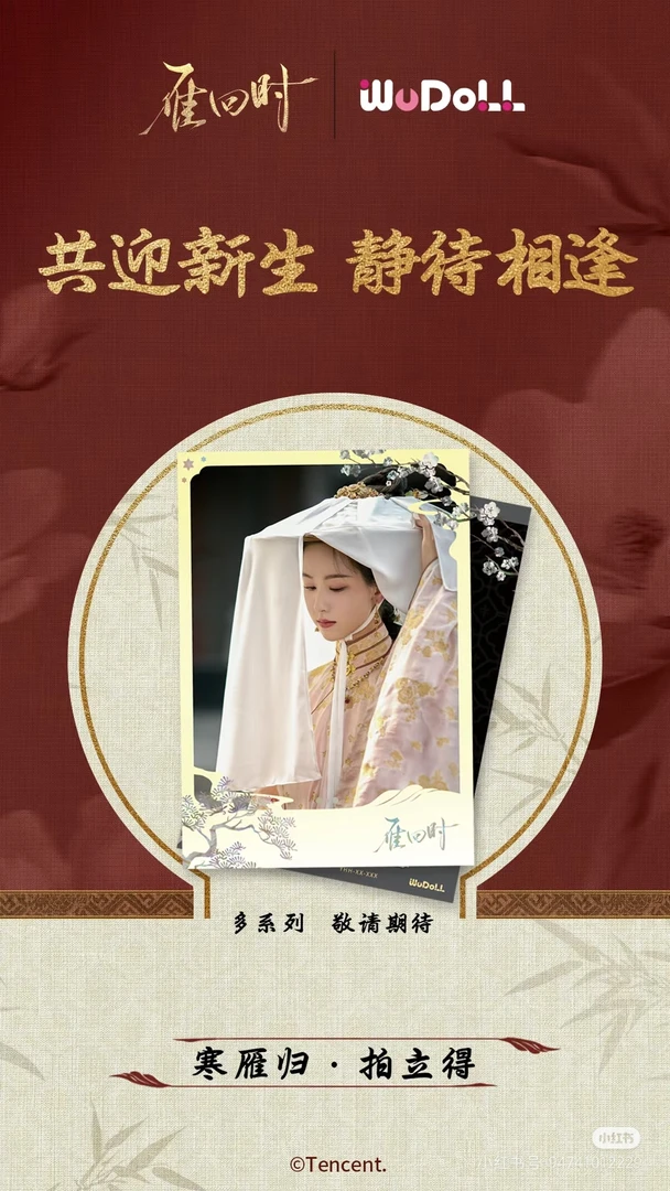【推推】《雁回时》 吾流不凡官方正版收藏卡拍立得