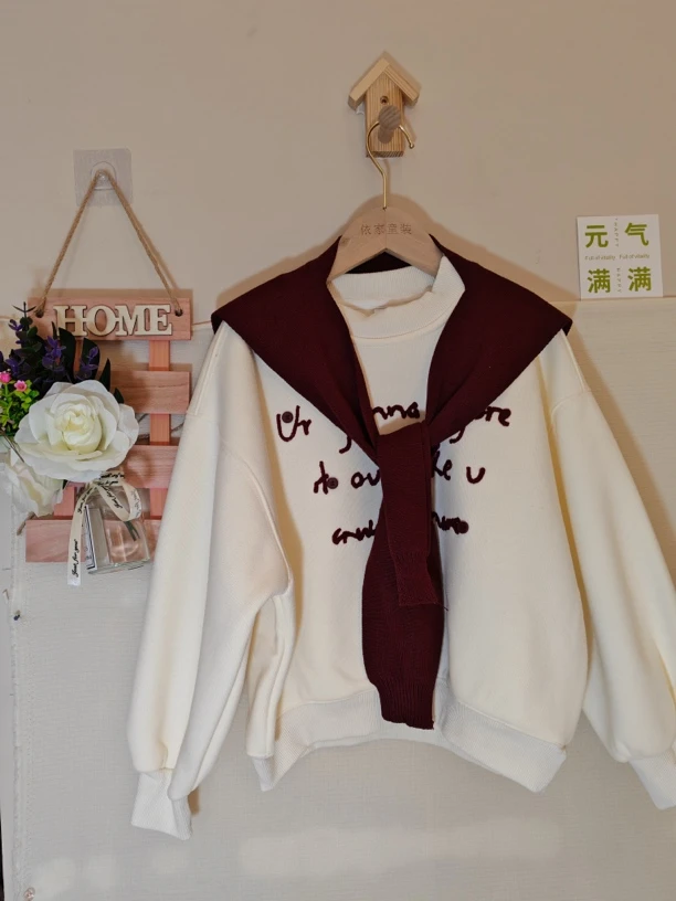 [No退换](捡漏款)中童春秋加绒男女童卫衣