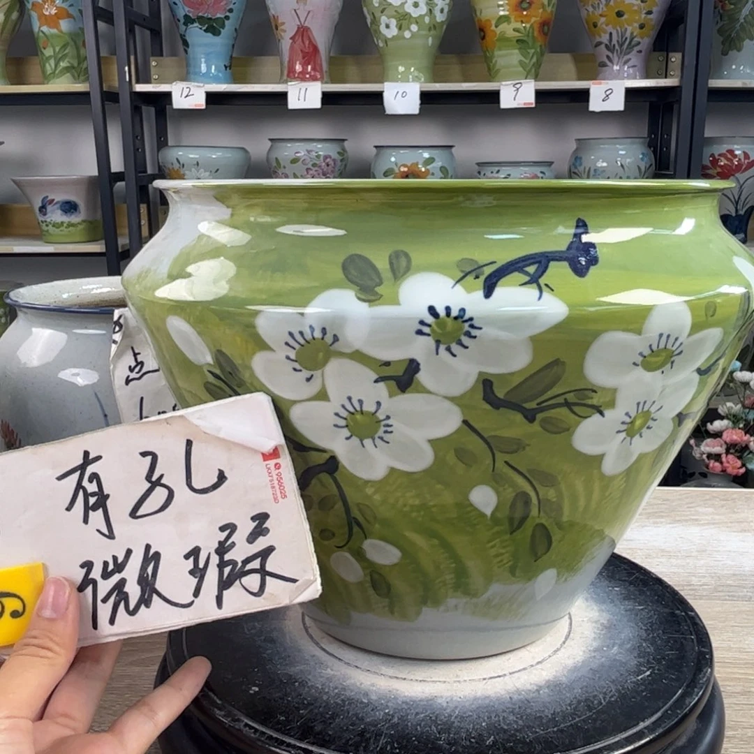 罐1tc景德镇陶瓷花盆
