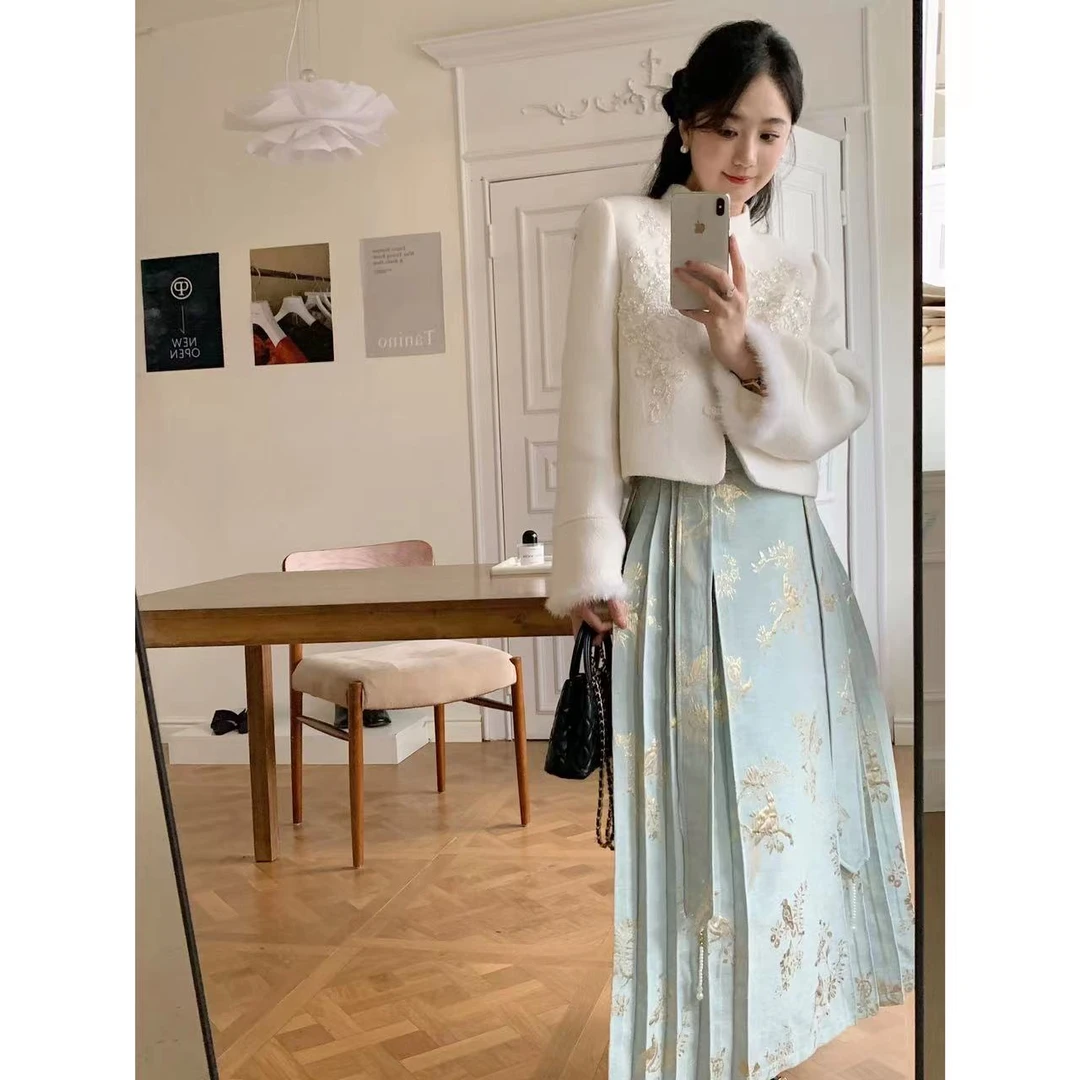 【特价专区】LACEYDITTO 2023 12/20 【轻云缕】新中式丝线半裙