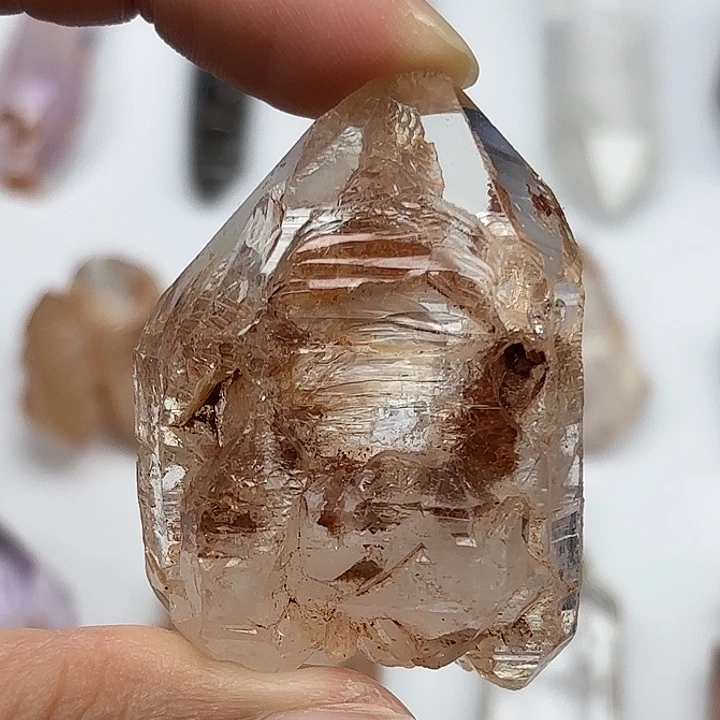 颈饰未镶嵌水晶巴基斯坦红泥闪灵钻45mm+